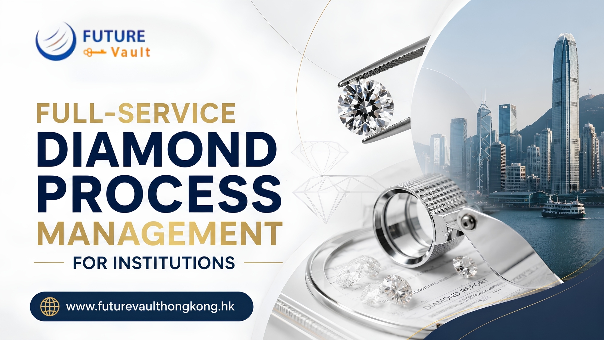 Full-service diamond process management for institutions